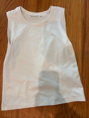 White Abercrombie tank